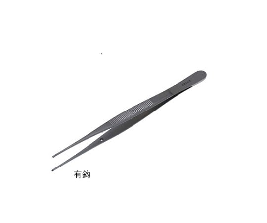 日本フリッツメディコ セムケン ピンセット 15.5cm 有鈎 A044-0676 1本（ご注文単位1本）【直送品】
