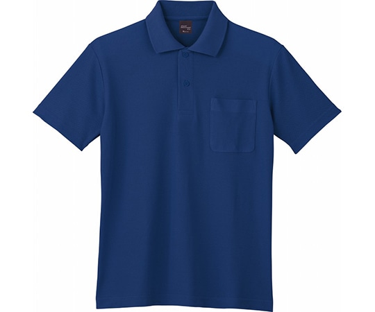 WHISEL（自重堂） 半袖ポロシャツ ネービー L 85854 1枚（ご注文単位1枚）【直送品】