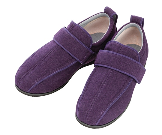 徳武産業 ケアフルⅢ 7E 片足 左のみ 紫 L 7030 1個（ご注文単位1個）【直送品】