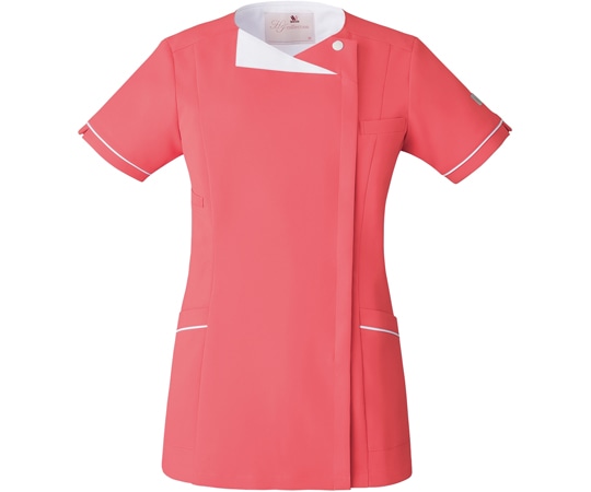 フォーク レディスジップスクラブR リリスピンク×ホワイト L HI706-3 1枚（ご注文単位1枚）【直送品】