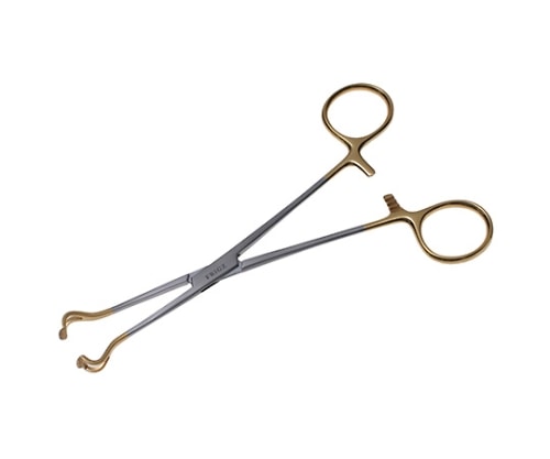 日本フリッツメディコ T/Cバブコック鉗子 20cm 0.4チップ付 F018-020B 1個（ご注文単位1個）【直送品】