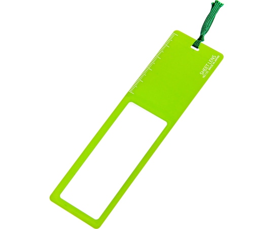 池田レンズ工業 シートレンズしおりタイプ（pp袋入） 38×140mm 3.5倍 135 1個（ご注文単位1個）【直送品】