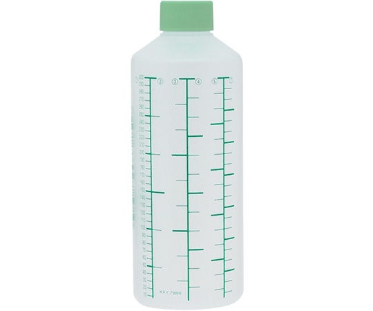 金鵄製作所 K投薬瓶 300mL ノーマルキャップ（ライトグリーン:竹） 緑色目盛 50本入 20240-030 1箱（ご注文単位1箱）【直送品】