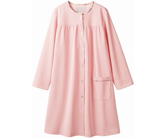 住商モンブラン 患者衣 マタニティコート長袖 ローズ/アメリ ピンク L LP842-62 L 1枚（ご注文単位1枚）【直送品】