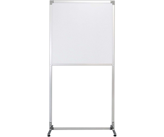 岐阜プラスチック工業 抗菌ウォール 軽量タイプ アジャスター仕様 ハーフパネル シルバー FS5-1018H 1個(ご注文単位1個)【直送品】