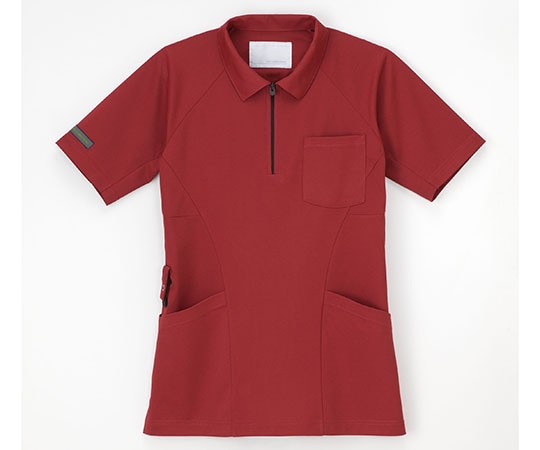 ナガイレーベン ニットシャツ レッド BL RK-5292 1枚（ご注文単位1枚）【直送品】