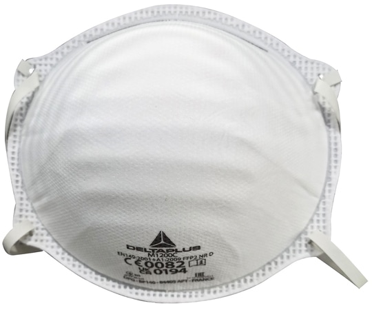 Delta Plus M1200C ヨーロッパEN規格FFP2マスク お面式 1箱（20枚入）【1ケース10箱】 D0071-C 1ケース（ご注文単位1ケース）【直送品】