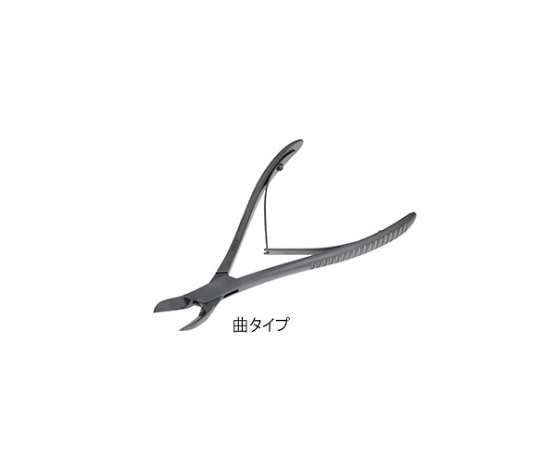 日本フリッツメディコ 骨剪刀 リストン型 19cm 曲 B224-2669 1個（ご注文単位1個）【直送品】