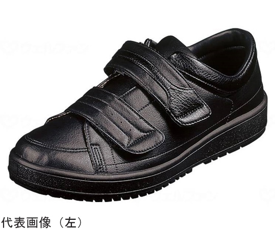 ムーンスター Vステップ04 ブラック 24.0cm 04 1足（ご注文単位1足）【直送品】