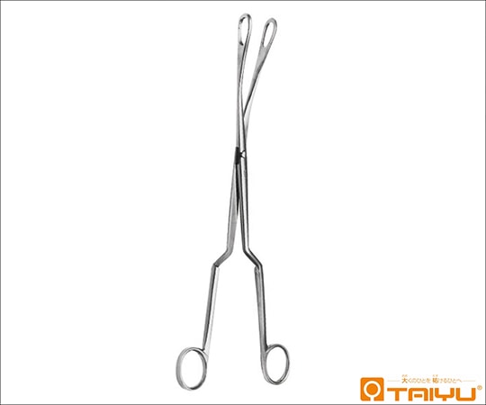 TAIYU（大祐医科工業） 小鷹胎盤鉗子 №2 ハズシ 先幅9mm 全長25.5cm TY-975-09 1本（ご注文単位1本）【直送品】
