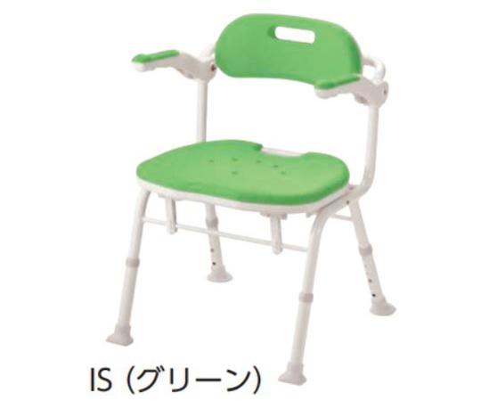 アロン化成 折りたたみシャワーベンチ IS グリーン 536-326 1個（ご注文単位1個）【直送品】