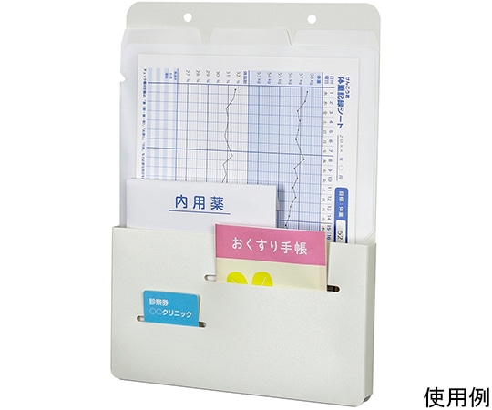 ナカバヤシ けんこう君ホルダー A4 ホワイト IF-3041W 1個（ご注文単位1個）【直送品】