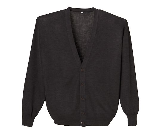 ディーフェイズ 抗ピルメンズカーディガン グレー 3L D2001 1枚（ご注文単位1枚）【直送品】