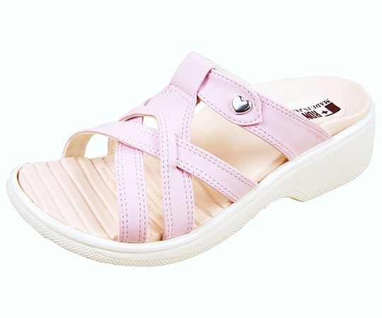 コルティナ エバロンハートサンダル ピンク M（23.0cm~23.5cm） ISW-19 1足（ご注文単位1足）【直送品】