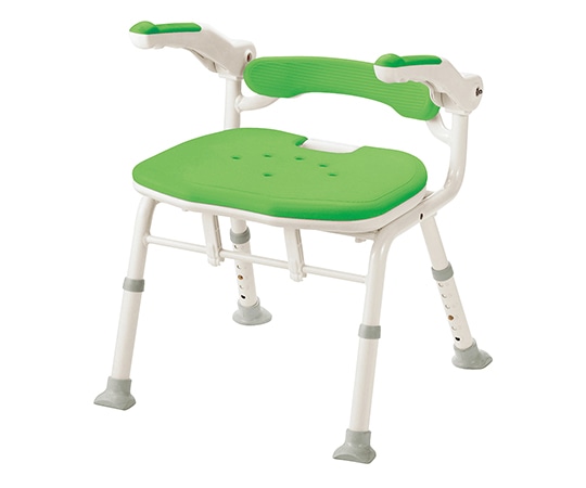 アロン化成 折りたたみシャワーベンチ （ISフィット・骨盤サポート） グリーン 536-118  1台（ご注文単位1台）【直送品】