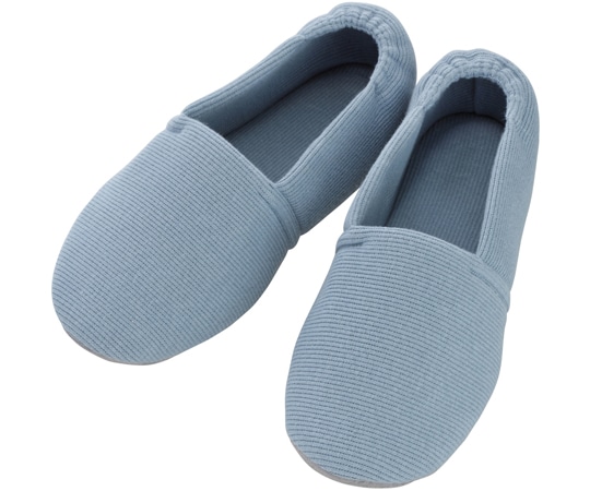 徳武産業 エスパドワイド ブルー M 2704 1足（ご注文単位1足）【直送品】