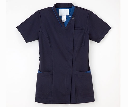 ナガイレーベン 女子スクラブ ネイビー+ロイヤルブルー S RF5122 1枚（ご注文単位1枚）【直送品】