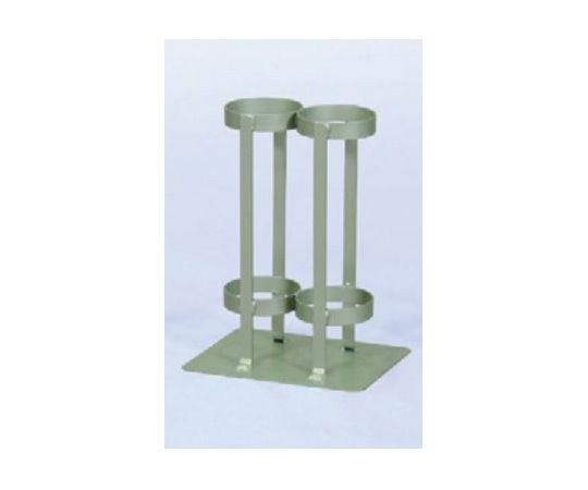 久喜製作所 ボンベスタンド 500Lラバー付 2本用 SBS-502R 120022519 1台(ご注文単位1台)【直送品】