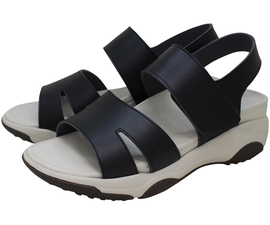 リゲッタ 厚底EVAサンダル ブラック L（24.0~24.5cm） RW0035-BLK-L 1足（ご注文単位1足）【直送品】