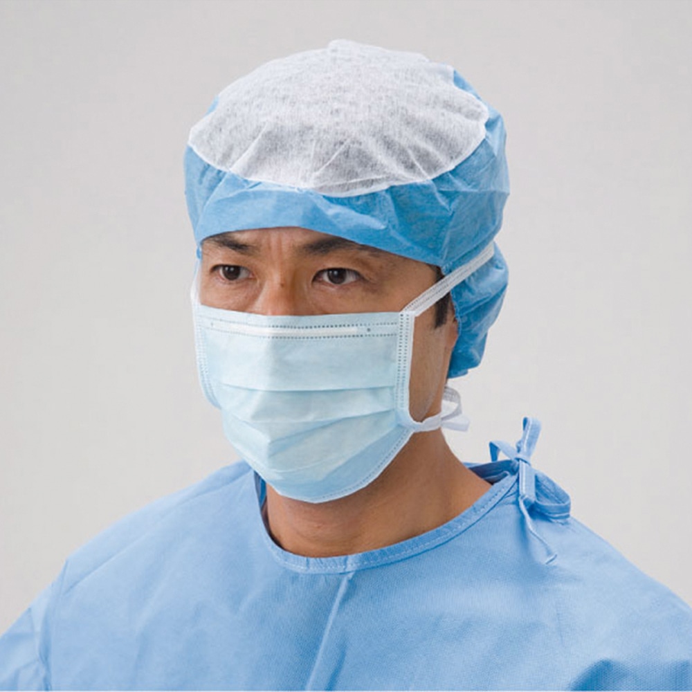 AITEX サージカルマスク 紐(1200枚入) ASM-ST 1ケース(ご注文単位1ケース)【直送品】