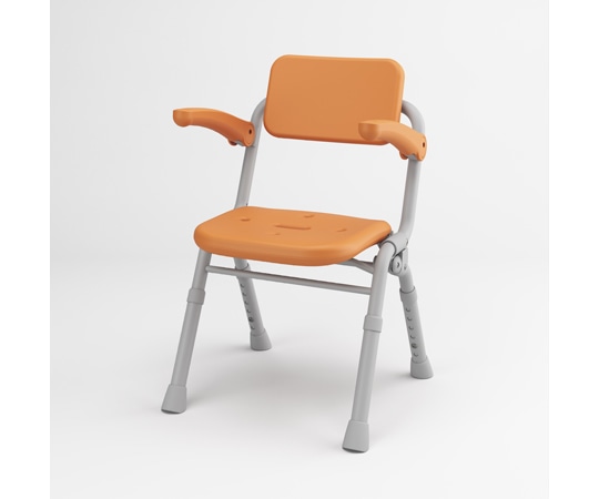 パナソニックエイジフリー シャワーチェア（Air）コンパクトSPワンタッチ オレンジ PN-L41431D 1台（ご注文単位1台）【直送品】