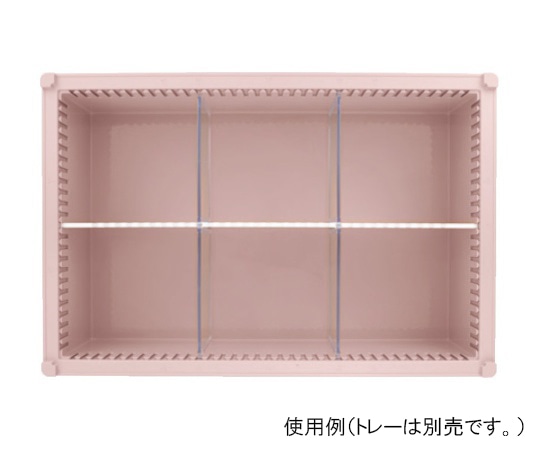 サカセ 仕切板Dセット トレー64-17タイプ（深さ17cm）用 帯電防止タイプ PD17-Dセット 1セット（ご注文単位1セット）【直送品】