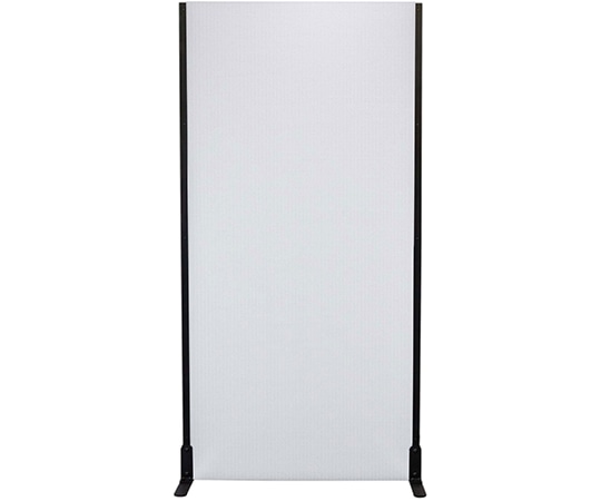 岐阜プラスチック工業 抗菌ウォール 高剛性タイプ アジャスター仕様 フルパネル ブラック FS19-1018F 1個（ご注文単位1個）【直送品】