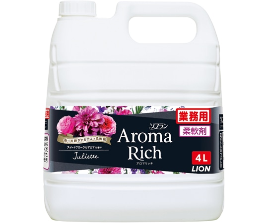 ライオンハイジーン 業務用ソフランアロマリッチ ジュリエット4L 3本入 JNCAJG4 1梱(ご注文単位1梱)【直送品】