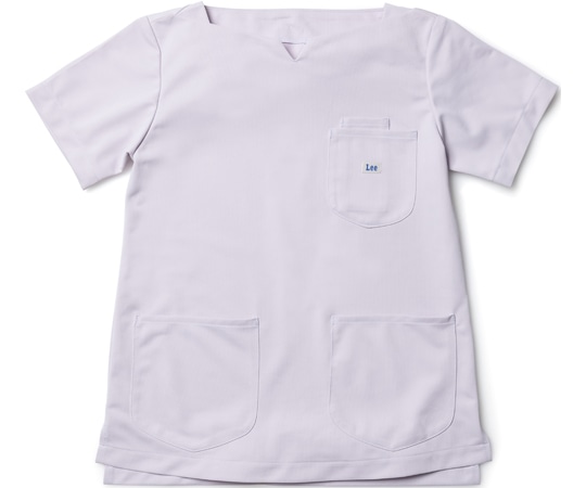 Lee レディススクラブ（キーネック） ラベンダー XL  1枚（ご注文単位1枚）【直送品】