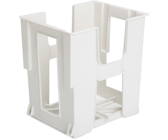 テラモト 新聞ストッカー ホワイト DS-250-200-8 1台（ご注文単位1台）【直送品】