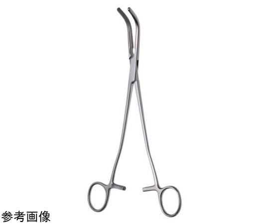 日本フリッツメディコ ロジャーズ無傷性子宮摘出鉗子 24.5cm 弯 G695-003 1本（ご注文単位1本）【直送品】