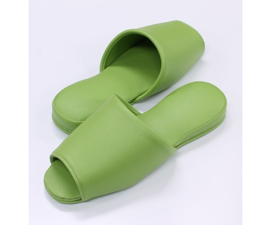 日紅商事 無柄スリッパ（前開きタイプ）グリーン 20足セット ST601（20ソクセット）-グリーン-26.5cm 1箱（ご注文単位1箱）【直送品】