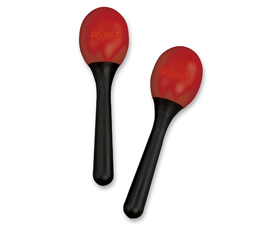 SUZUKI プラスチックマラカス（小） 赤 NINO569R 1組（ご注文単位1組）【直送品】