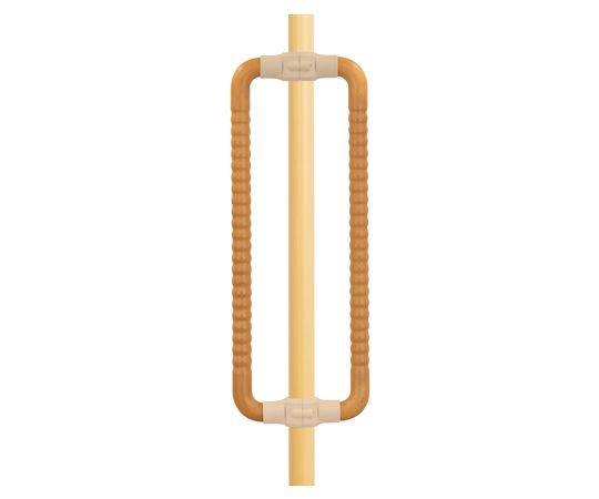 DIPPERホクメイ ベスポジBPZ ツイン手すり W+W 単品 BPZ-310 1個（ご注文単位1個）【直送品】