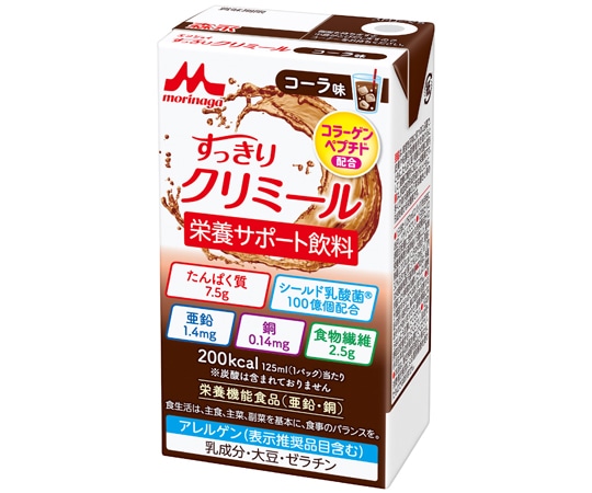 森永乳業クリニコ エンジョイすっきりクリミール コーラ味 24パック入  1ケース（ご注文単位1ケース）【直送品】