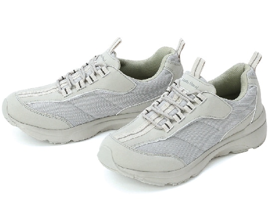 阪神素地 羽マジックシューズ 婦人 グレー 24.5cm LE3950 1足（ご注文単位1足）【直送品】