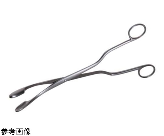 日本フリッツメディコ ウインター胎盤鉗子 28cm 7×25mm 曲 G951-001 1本(ご注文単位1本)【直送品】