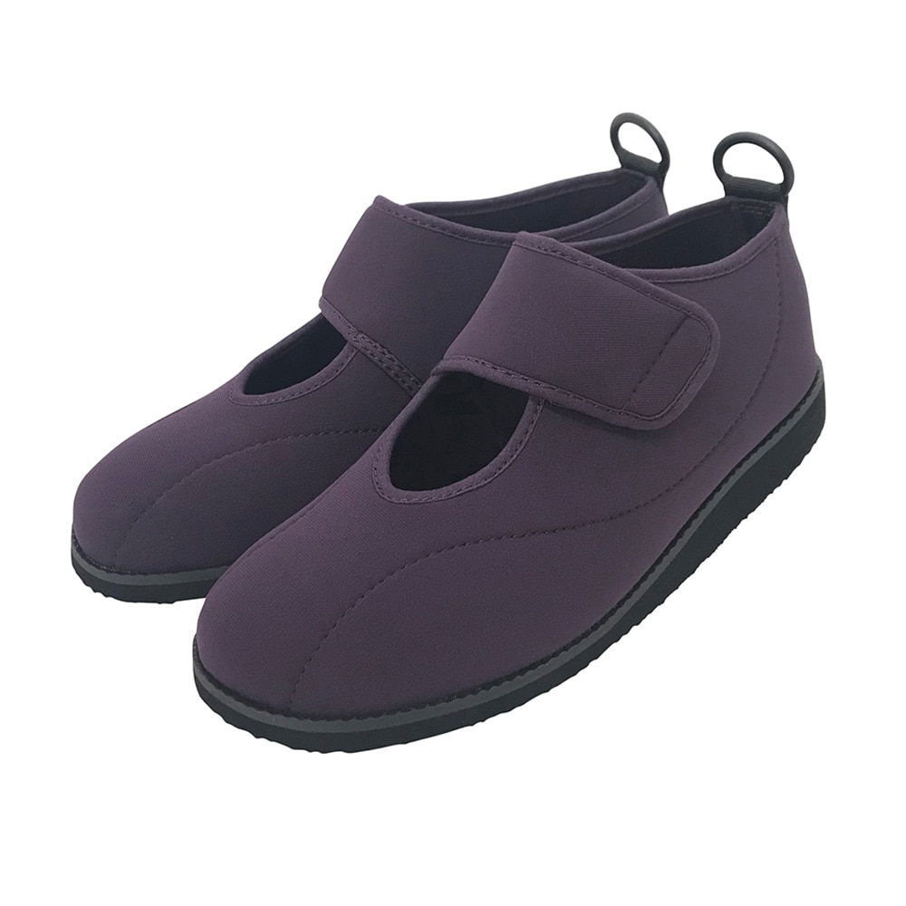 アスティコ リハビリシューズ（すたこらさんソフト07）23.0~23.5cm/パープル  1足（ご注文単位1足）【直送品】