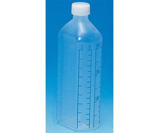 シンリョウ プリント目盛瓶 青目盛 300mL 40本入 107060 1箱（ご注文単位1箱）【直送品】