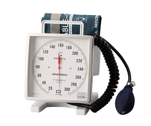 ケンツメディコ No.543 大型アネロイド血圧計 卓上携帯型 ホワイト 0543B051 1個（ご注文単位1個）【直送品】