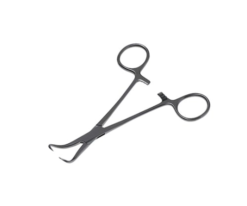 日本フリッツメディコ 布鉗子 バックハウス型 13cm E801-084 1個(ご注文単位1個)【直送品】