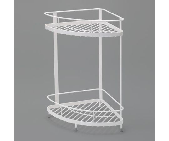 アズワン 275x197x360mm/2段 コーナースタンド EA638LF-98 1個（ご注文単位1個）【直送品】