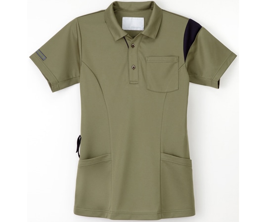 ナガイレーベン ニットシャツ オリーブ BL JD-3137 1枚（ご注文単位1枚）【直送品】