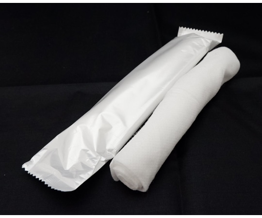 大富士製紙 厚手超大判レーヨン不織布おしぼり 丸型 L判 無地 100本×10袋 1ケース(ご注文単位1ケース)【直送品】