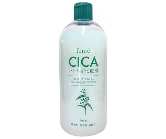 Stay Free feme CICA&ハトムギ化粧水 本 500mL SF006 1本（ご注文単位1本）【直送品】