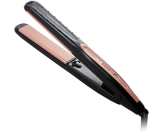 コイズミ マイナスイオンストレートアイロン ブラック KHS8230K 1台（ご注文単位1台）【直送品】