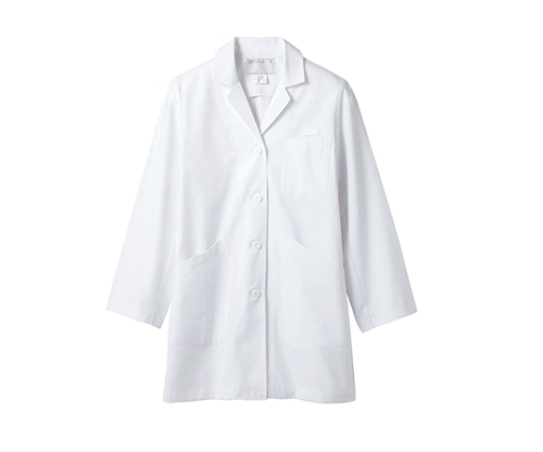 住商モンブラン 診察衣 レディス 長袖S 白 71-081 S 1枚（ご注文単位1枚）【直送品】