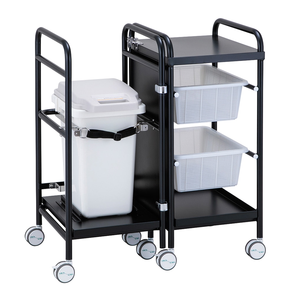 ナビス（アズワン） ナビス連結おむつ交換車 臭い漏れ低減タイプ  1台（ご注文単位1台）【直送品】