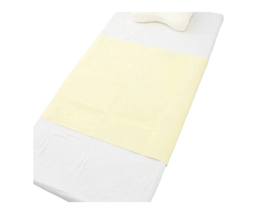 ケアファッション 綿パイル防水シーツ（大） クリーム 150×96cm 39057 1枚（ご注文単位1枚）【直送品】