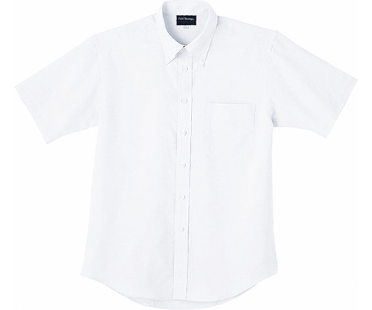 WHISEL(自重堂) 半袖シャツ ホワイト L 43634 1枚(ご注文単位1枚)【直送品】